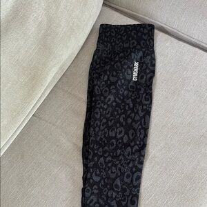 Gymshark Black Leopard Print Leggings